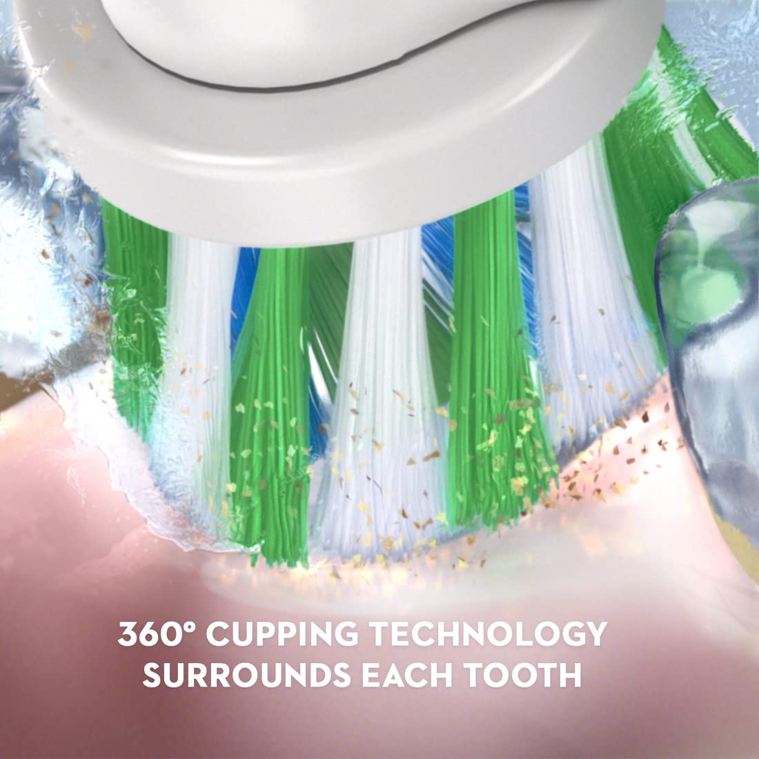 Smart 1500 Electric Power Rechargeable Battery Toothbrush by Oral-B – 1 Count (Pack of 1), Black, Model 069055129029