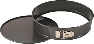 Winco Springform Pan with Detachable Bottom, 12-Inch, Aluminized Steel,Black (Pack of 6)
