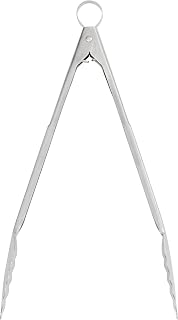Cuisipro 12-Inch Stainless Steel Locking Tongs
