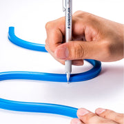 Universal Curved Ruler No Scale by STAEDTLER – Aluminum, ブルー, Model 971 64-30