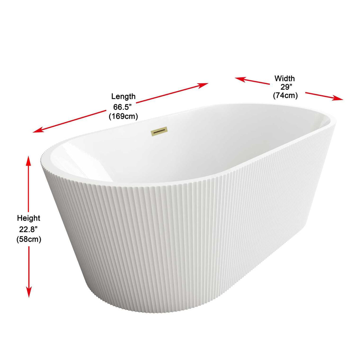 Bryant Bathtub by Lighting Design – White