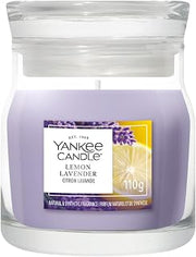 Yankee Candle Signature Small Scented Candle in Glass | Lemon Lavender Candle | Plant-Based Wax Blend | Perfect Gifts for Women