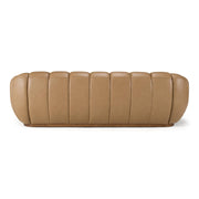 Ekwok - Modern Tan Leather Sofa by Limari Home – Foam, Tan, Model LIM-83356
