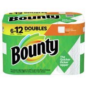 Bounty 6 Count (Pack of 1) / white / 1 Paper Towels