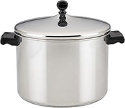 Farberware Classic Series Stainless Steel Stock Pot with Lid, 8-Quart