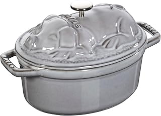 STAUB Piggy Cocotte, Graphite Grey, 17 cm