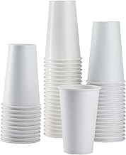 Karat C-KCP16W 16 oz Paper Cold Cup (90mm Diameter), White (Pack of 1000)