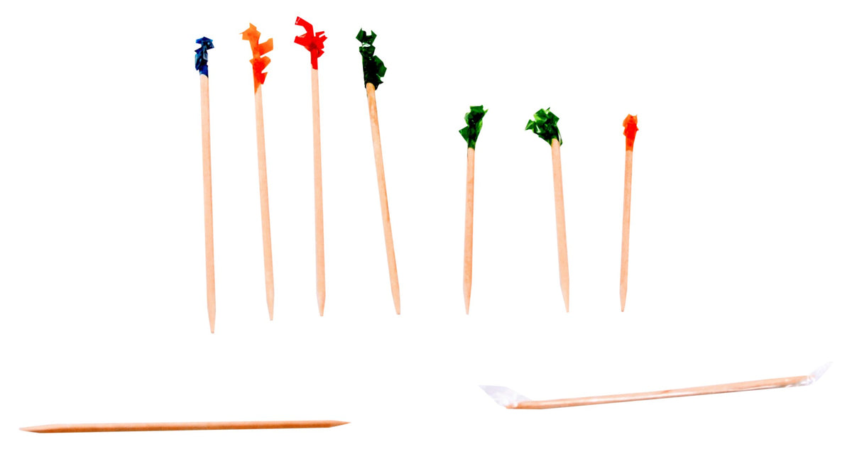 Toothpicks Regular Frill 2.75" - 10000/Cs (10 x 1000)