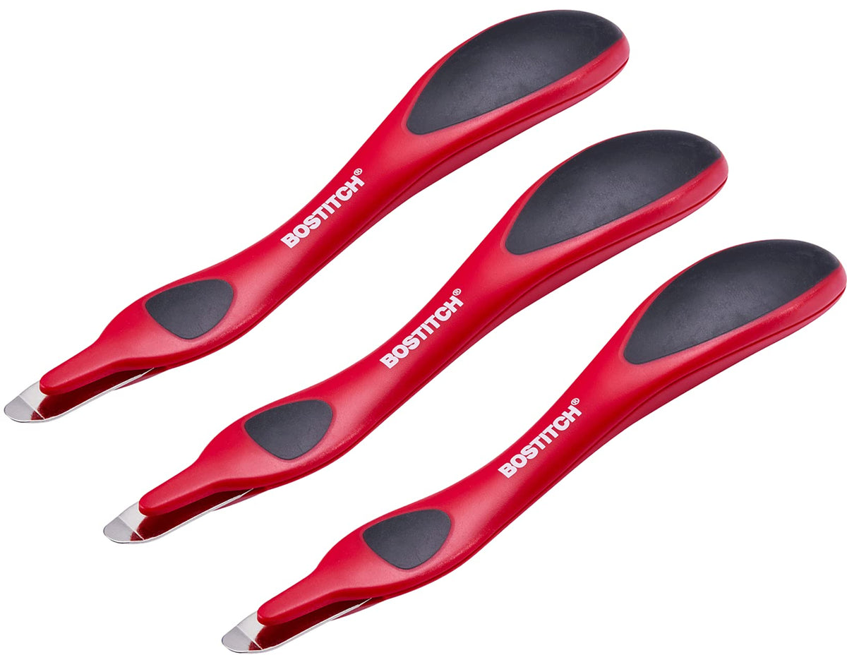 Bostitch Red / 3 / 3 Pack Staple Removers