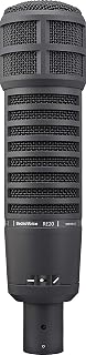 Electro-Voice RE20-BLACK Dynamic Broadcast Announcer Microphone, Black (RE20)