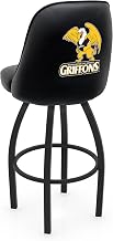 L048 Logo Grizzly Missouri Western State Swivel Counter Stool