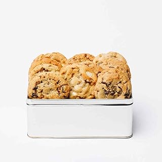 Christie Cookie Co. Christie Cookies, Gourmet Cookies, 12 Cookies in Silver Tin