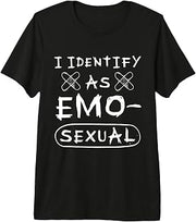 Emo Boy Emo Girl Emu Bird Emocore Punk Aesthetic Goth Premium Tri-Blend T-Shirt