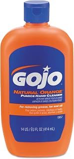 GOJO Natural Orange Pumice Hand Cleaner Bottle, 1ct x 14fl oz - 0957-12