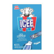 Blue Raspberry Singles To Go - Pack of 3 - Powdered Drink Mix - Zero Sugar - 6 Sticks Per Box - 18 Servings by Icee – 0.63 Ounce (Pack of 3), Pack of 3, Model EWFJS2025_222.4