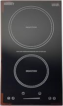 Summit 12" Induction Cooktop, Black- SINC2B115 | 2 Cooking Zones, 115V Electric Cooktop, ADA Compliant.