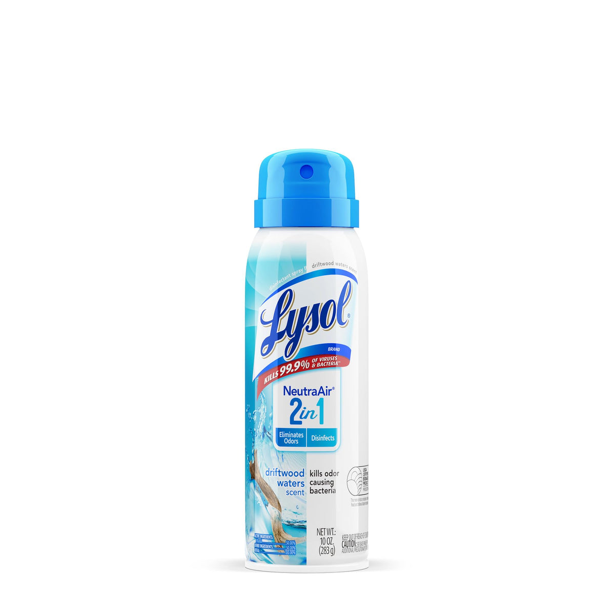 Lysol Driftwood Waters / 10 Ounce (Pack of 1) / Colorless Disinfectant Sprays & Liquids