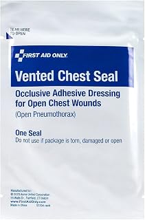 First Aid Only 91194: Chest Seal, Vented, Single