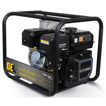3" Water Pump - 7 HP 264 GPM by BE Pressure – Black, Model WP-3070S