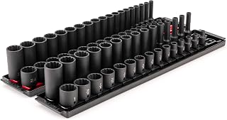 TEKTON 3/8 Inch Drive Impact Socket Set, 68-Piece | SID91219