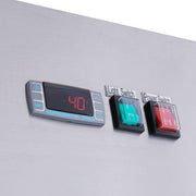 Global Industrial Stainless Steel Reach-In Refrigerator by Nexel – Stainless Steel, Silver, Model CFD-2RR-G-HC