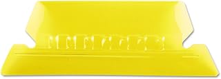 Pendaflex Hanging Folder Tabs, 2", Clear Yellow, 25 Tabs and Inserts per Pack (42 YEL)