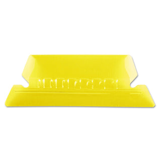 Hanging Folder Tabs by Pendaflex – Pack of 1 (2 inches), Plastic, Yellow, Pack of 25, Model 42 YEL