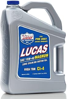 Lucas Oil 10076 15W-40 Motor Oil - 1 Gallon Jug (Quantity 6)