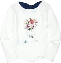 Boboli Girl's T-Shirt with Back Pleat, Sizes 4-16 - 7 White