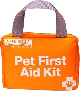 First Aid Only Pac-Kit Pet First Aid Kit for Dogs, Cats, and Other Animals in Soft-Sided Organized Zipper Case, 38 Pieces