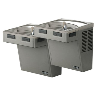 Wall Mount Hands-Free Activation ADA Cooler Non-Filtered Refrigerated Stainless by Elkay – Stainless Steel, Light Gray Granite, Model LZOOSTL8LC