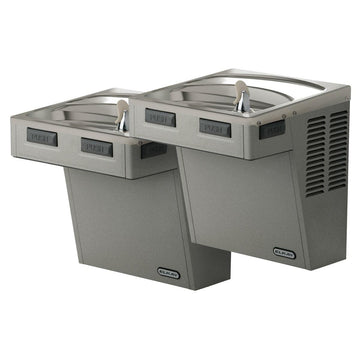 Wall Mount Hands-Free Activation ADA Cooler Non-Filtered Refrigerated Stainless by Elkay – Stainless Steel, Light Gray Granite, Model LZOOSTL8LC