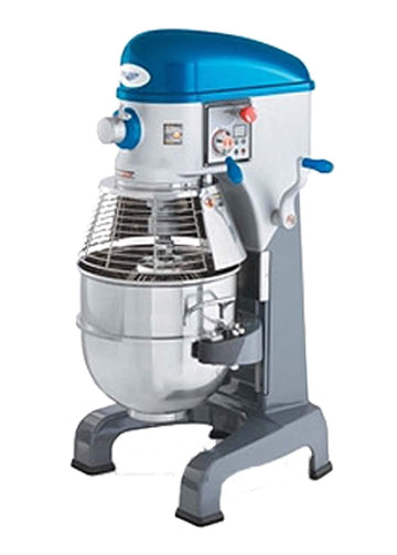 () 40 qt Floor Mixer by Vollrath – 40-Quart, 40.0 quarts, Stainless Steel, Stainless Steel / Blue, Model 40759