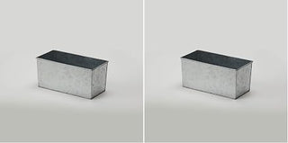 Inc. American Metalcraft BEVG126 Galvanized Beverage Tub, Rectangular, Silver, 1/3-Size (Pack of 2)