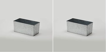 Inc. American Metalcraft BEVG126 Galvanized Beverage Tub, Rectangular, Silver, 1/3-Size (Pack of 2)