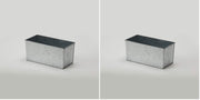 American Metalcraft 1/3-Size (Pack of 2) / Silver / 1 Beverage Tubs