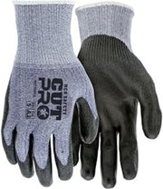 MCR Safety 92715PUXXL CutPro 15 Gauge HyperMax Work Glove, Cut Protection Glove, Polyurethane Coated Palm & Fingertips, Touchscreen Friendly, XX-Large