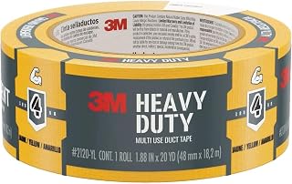 3M 1.88 in. x 20 Yd. Yellow Heavy Duty Duct Tape - 1 Each