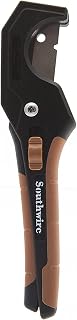 Southwire Plastic Pipe Cutter - Built for Rugged Jobsite Use - One-Handed Locking Latch - Non-Slip Comfort Grip - Durable Construction