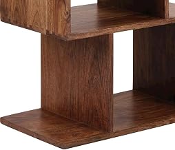 Starlight Canyon Home Solid Acacia Wood Bookcase with Open Shelves, Adjustable Bookshelf for Living Room, Home Office, or Bedroom