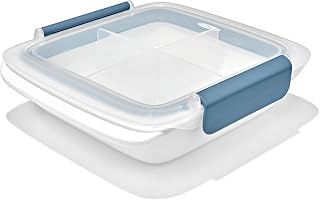 OXO Good Grips Prep & Go Slim Container with Removable Divider - Ocean Blue
