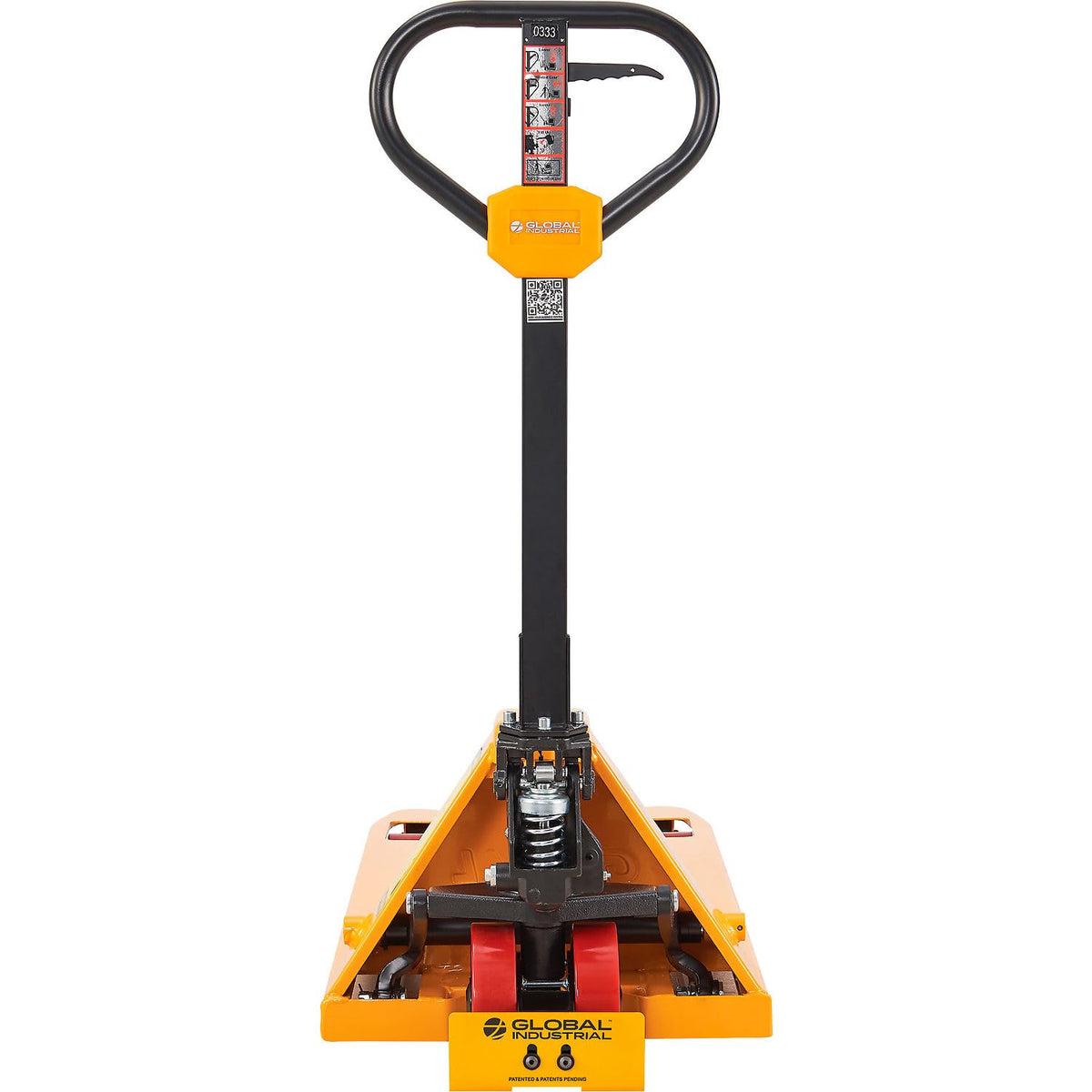 Pallet Jack Toe Guard Protector by Global Industrial – Alloy Steel, Yellow, Model 800540