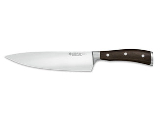 Ikon 8" Chef's Knife by Wüsthof – 8", High Carbon Stainless Steel, Black, Model 1010530120
