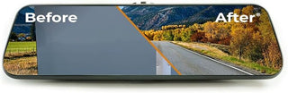 Transparent Trailer Rear Vision System w/ Ultra Wide Display Mirror and CMOS Camera TRNS - 2110 Universal Fit for Trailers | Edge to Edge Image Mirror | Quick Connect/Disconnect Harness