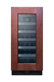 Summit 15 Inch Wide 23 Bottle Capacity Wine Cellar Built-In or Freestanding Use by Summit Appliance – 14.75x23.63x32.00, 2.3 cubic_feet, In Description, Wine, Model ALWC15PNR