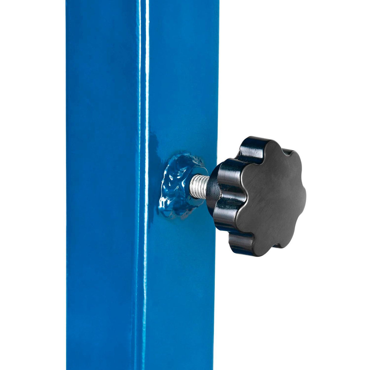 Height Adjustable Tilting Work Table with Friction Screw by Global Industrial – 23"L x 22"W x 8"H, Steel, Blue, Model TWS150
