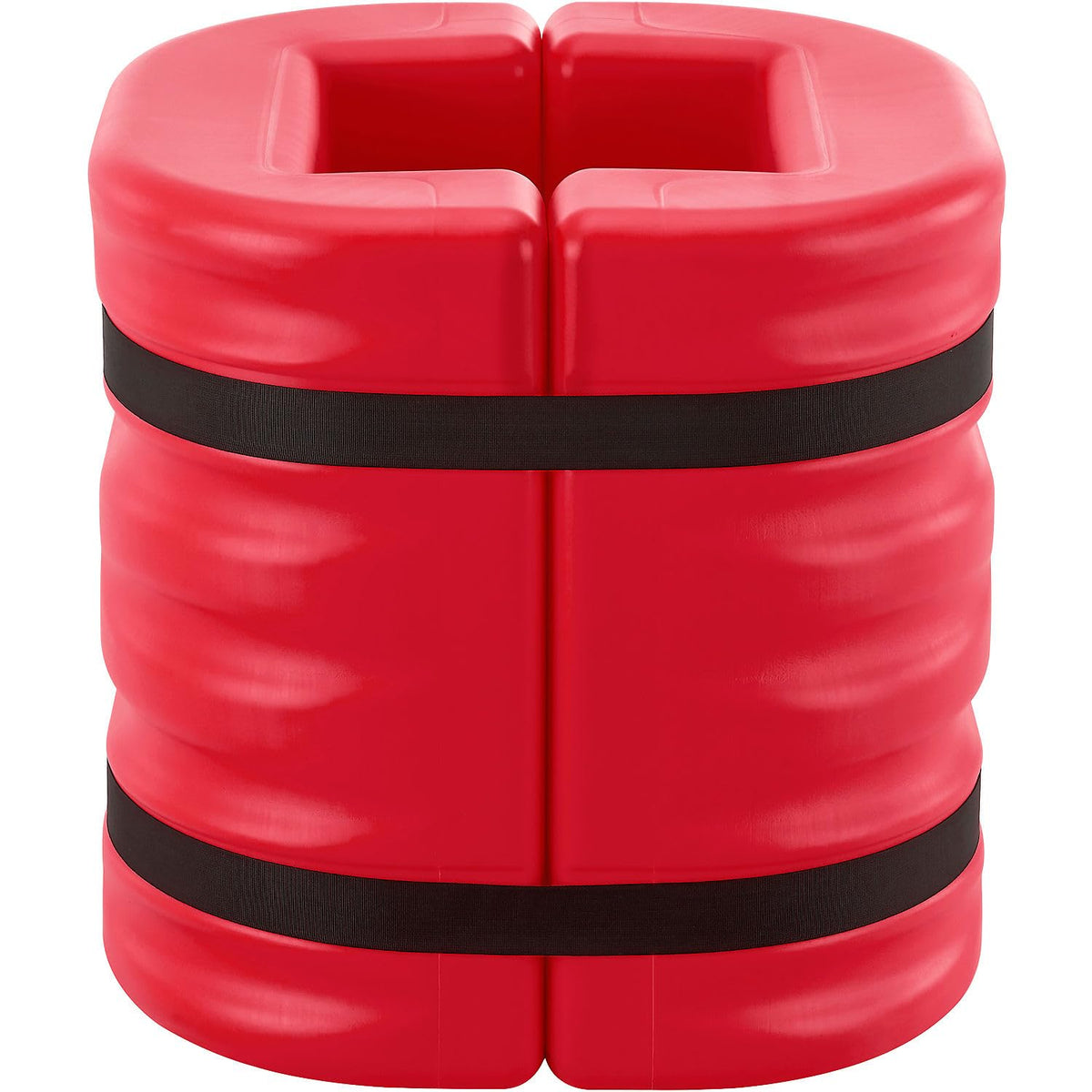 Column Protector for Square or Round Columns by Global Industrial – HDPE, Red, Model 670834