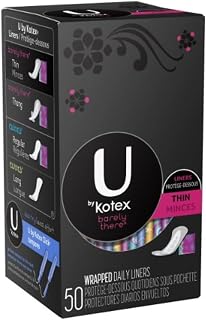 U by Kotex Barely There Thin Liners 50 ea (Pack of 11)