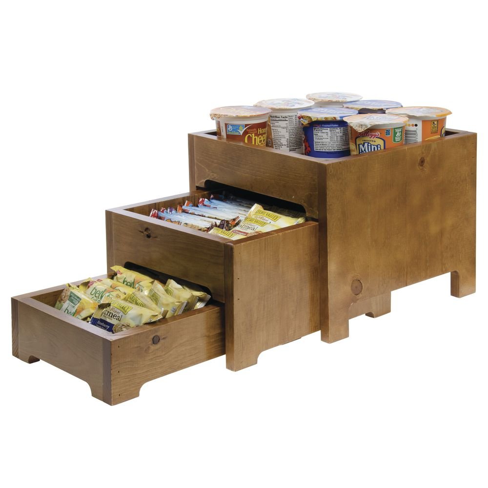 Nesting Display Riser Natural Pine Set of by HUBERT – Wood, Natural, Model 50764