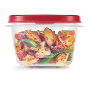Clear Food Storage Kitchen Organization Containers by Rubbermaid – 2 Pack, 2 cups, Clear, Pack of 4, Model 2067184